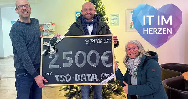 So stärken wir auch in diesem Jahr wieder eines unserer Herzensprojekte mit einer Spende von 2.500,- €, die wir sehr gerne überreicht haben.