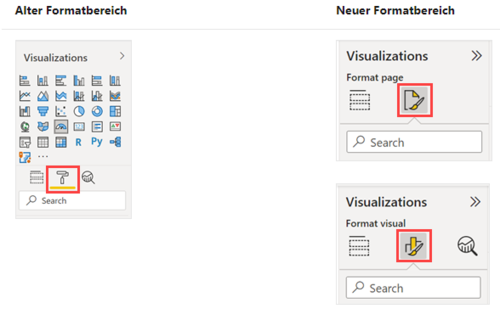 Neuer Formatbereich in Power BI Desktop