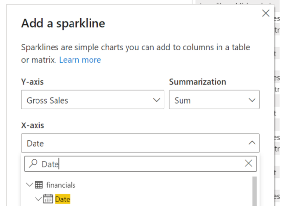 Sparklines