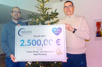 TSO-DATA Nürnberg supports the Kinder- und Jugendhaus Stapf
