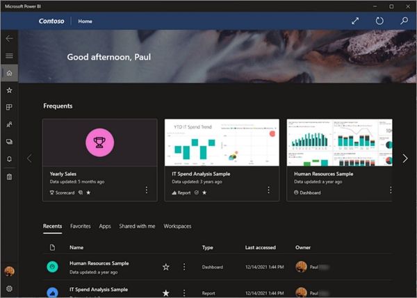 Dark Mode ist jetzt in der Power BI-Windows-App verfügbar