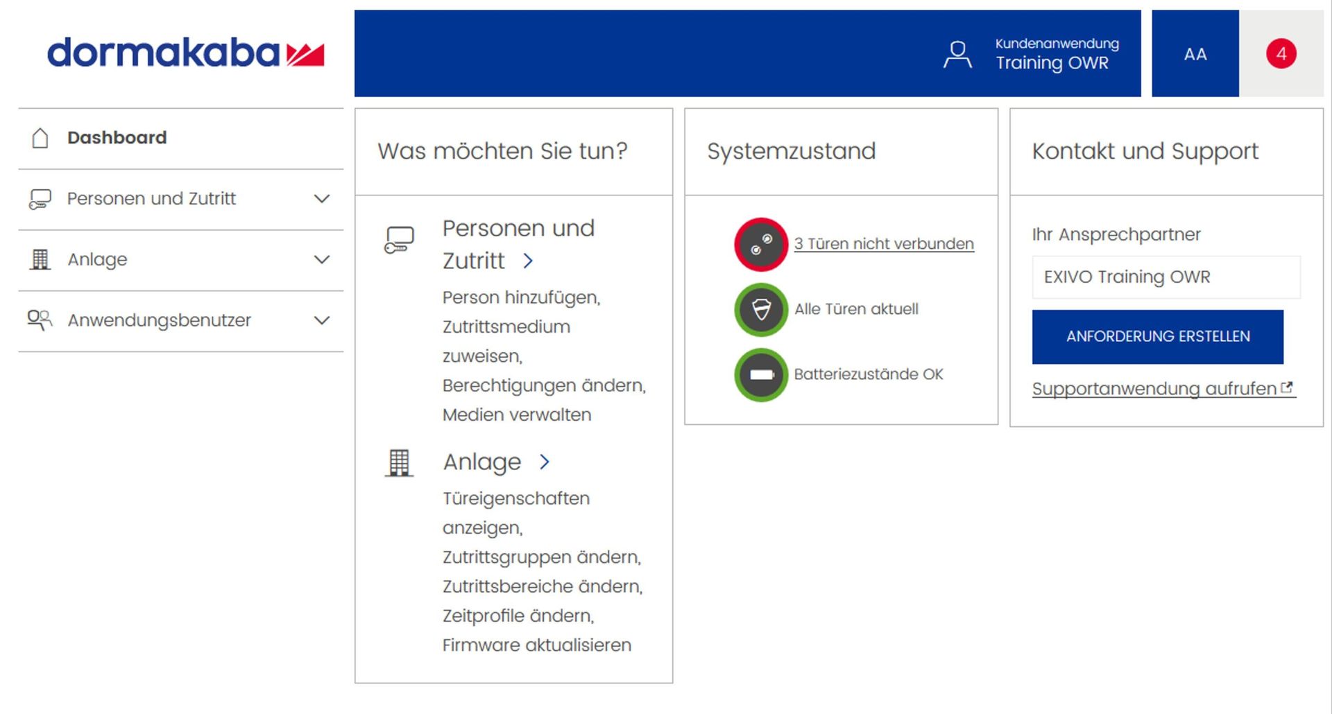 Access control with dormakaba