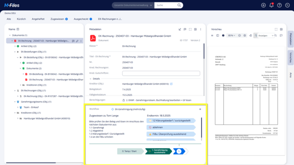Visuelle Workflows für besseren Überblick